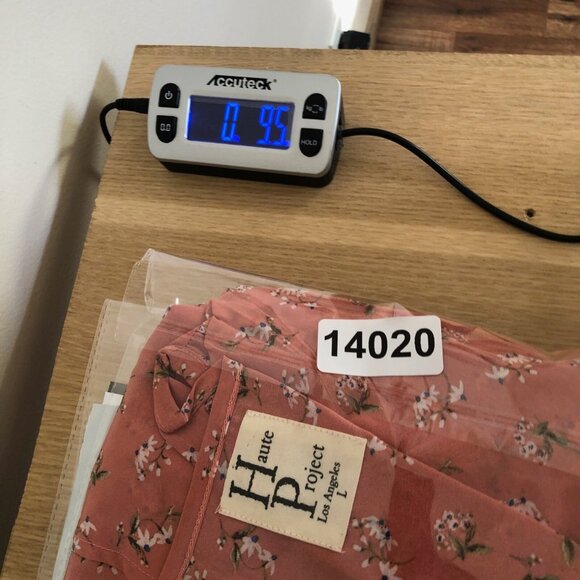 Haute Project Top Women Large Pink Floral Midi Prairie Sleeveless Kimono Open - Picture 13 of 13